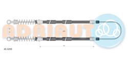 CABLU FRANA DE MANA ADRIAUTO 45.0205 - Compatibil cu SEAT