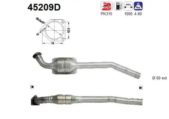 Catalizator AS 45209D