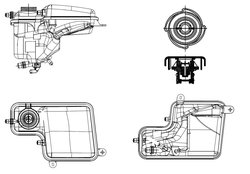 VAS EXPANSIUNE LICHID RACIRE NRF 454034 - Compatibil cu ALPINA, BMW
