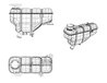 VAS EXPANSIUNE LICHID RACIRE NRF 454037 - Compatibil cu MERCEDES-BENZ