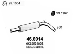 Toba esapament intermediara ASSO 46.6014