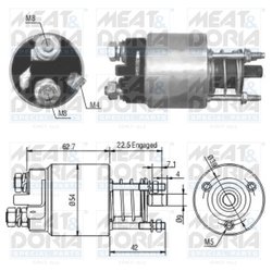 Solenoid electromotor Meat & Doria 46005