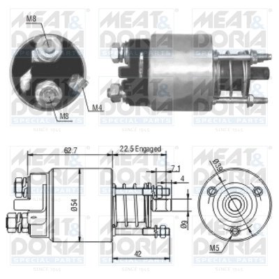 Solenoid electromotor Meat & Doria 46005