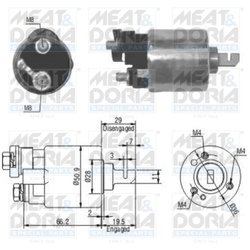 Solenoid electromotor Meat & Doria 46052