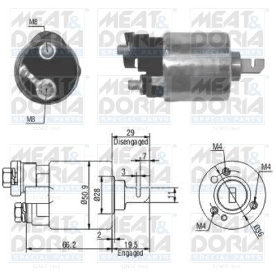 Solenoid electromotor Meat & Doria 46052