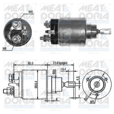 Solenoid electromotor Meat & Doria 46074