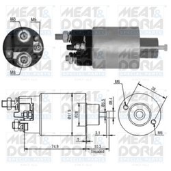 Solenoid electromotor Meat & Doria 46099