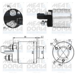 Solenoid electromotor Meat & Doria 46105