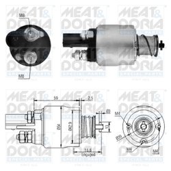 Solenoid electromotor Meat & Doria 46126