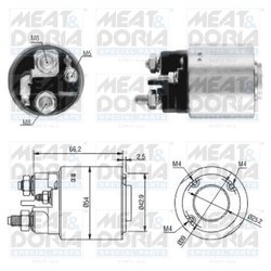 Solenoid electromotor Meat & Doria 46131