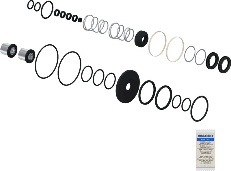SET REPARATIE, SUPAPA FRANA - FRANA DE SERVICIU WABCO 4613199122 - Piesa auto compatibila cu mai multe marci