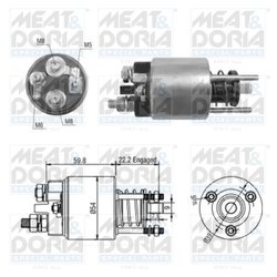 Solenoid electromotor Meat & Doria 46134