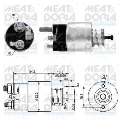 Solenoid electromotor Meat & Doria 46135