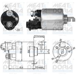 Solenoid electromotor Meat & Doria 46140