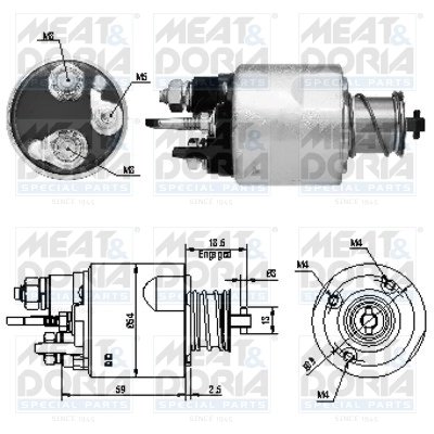 Solenoid electromotor Meat & Doria 46169
