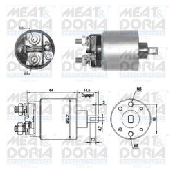 Solenoid electromotor Meat & Doria 46274