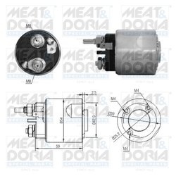 Solenoid electromotor Meat & Doria 46310