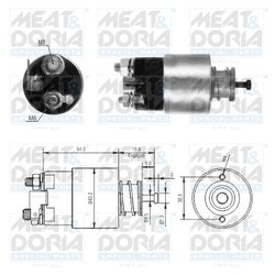Solenoid electromotor Meat & Doria 46317
