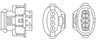 SONDA LAMBDA MAGNETI MARELLI 466016355124 - Compatibil cu OPEL