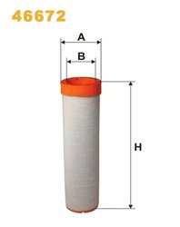 FILTRU AER SECUNDAR WIX FILTERS 46672 - Compatibil cu CASE IH, DEUTZ-FAHR, FENDT, FIAT, JOHN DEERE, KIOTI, LAMBORGHINI, LANDINI,