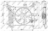 VENTILATOR RADIATOR RACIRE NRF 470023 - Compatibil cu DACIA, RENAULT