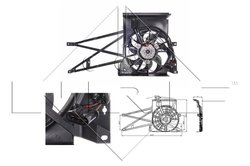 Ventilator radiator racire NRF 47013