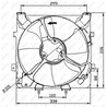VENTILATOR RADIATOR RACIRE NRF 47041 - Compatibil cu HONDA