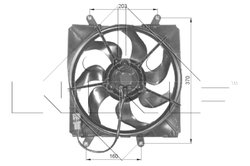 Ventilator radiator racire NRF 47054