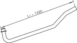 RACORD EVACUARE DINEX 47171 - Compatibil cu MAN