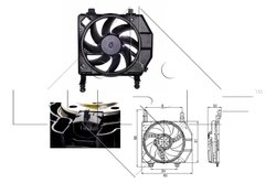 Ventilator radiator racire NRF 47261