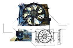 Ventilator radiator racire NRF 47285