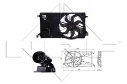 Ventilator radiator racire NRF 47291