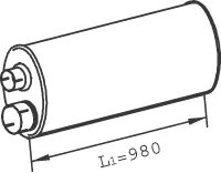 Toba esapament intermediara Dinex 47301