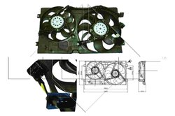 Ventilator radiator racire NRF 47403