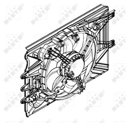 Ventilator radiator racire NRF 47594