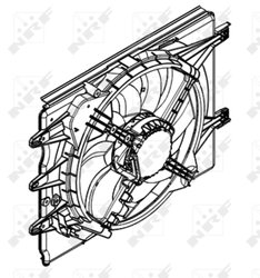 Ventilator radiator racire NRF 47596