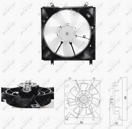 Ventilator radiator racire NRF 47696