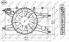Ventilator radiator racire NRF 47757