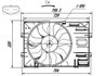 VENTILATOR RADIATOR RACIRE NRF 47918 - Compatibil cu VW