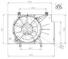 Ventilator radiator racire NRF 47957