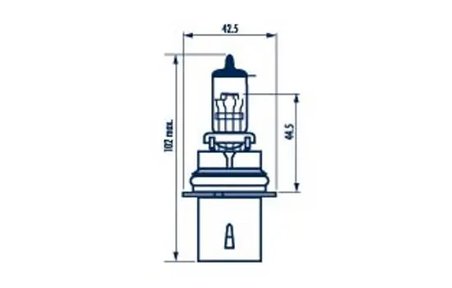 BEC, FAR FAZA LUNGA NARVA 480073000 - Piesa auto compatibila cu mai multe marci