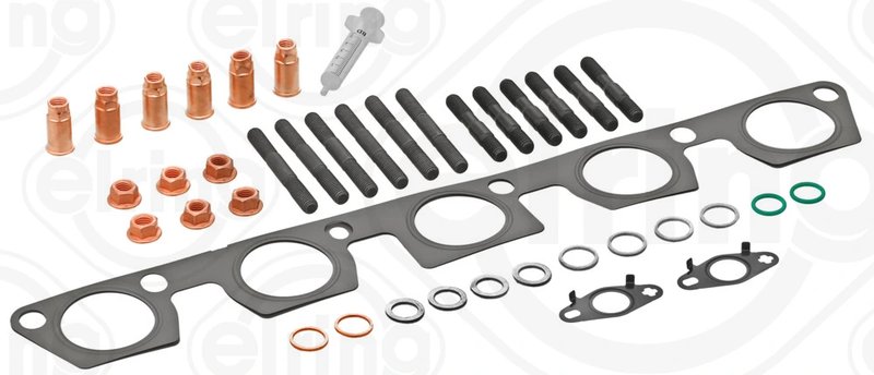 SET MONTAJ TURBO ELRING 481.340 - Compatibil cu AUDI, CUPRA, DONKERVOORT, KTM