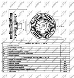 CUPLA VENTILATOR RADIATOR NRF 49029 - Compatibil cu IVECO