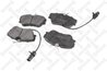 Set placute frana Stellox 491 021B-SX