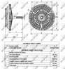 CUPLA VENTILATOR RADIATOR NRF 49534 - Compatibil cu MERCEDES-BENZ