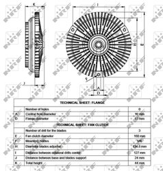 Cupla ventilator radiator NRF 49538