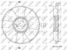Paleta ventilator racire motor NRF 49823