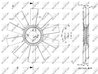 Paleta ventilator racire motor NRF 49828
