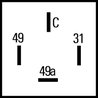 Modul semnalizare HELLA 4DW 009 492-111