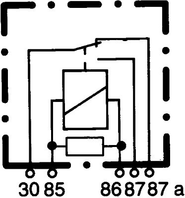 RELEU, CONTROL PORNIRE LA RECE HELLA 4RD 007 794-021 - Compatibil cu CLAAS, MASSEY FERGUSON, MERCEDES-BENZ, OPEL, SMART, VAUXHAL